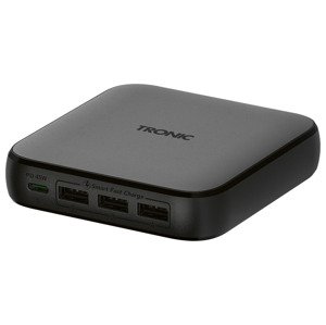 TRONIC® USB multi power nabíječka 65 W, USB-C PD, 3xUSB-A, GaN