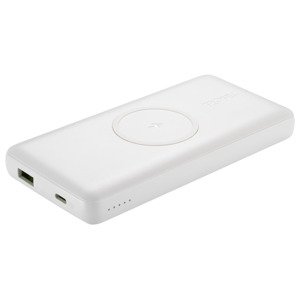 TRONIC Powerbanka Qi®, 10 000 mAh, USB-C PD 3.0 (bílá)