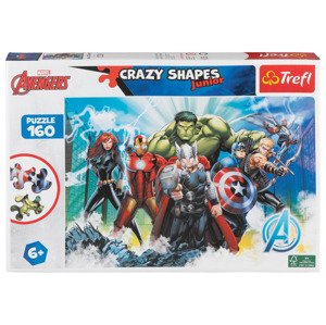 Trefl Dětské puzzle Junior Crazy Shapes, 160 d (Avengers)