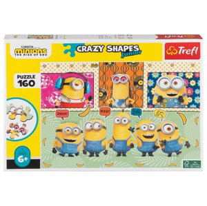 Trefl Dětské puzzle Junior Crazy Shapes, 160 d (Mimoni – Padouch přichází)