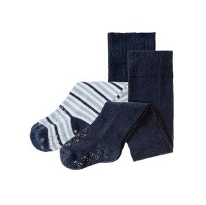 lupilu® Chlapecké punčochové kalhoty na lezení s (62/68, navy modrá / proužkovaná)