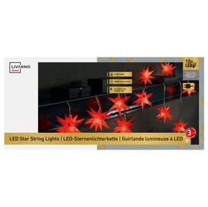 Livarno home Světelný LED řetěz (červená)