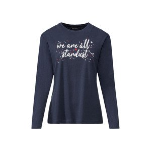 esmara® Dámské triko na spaní (adult#female, M (40/42), navy modrá)