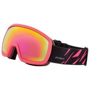 CRIVIT Dětské lyžařské a snowboardové brýle  (celorámové růžová)