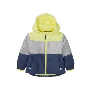 lupilu® Chlapecká lyžařská bunda  (child#male#ne, 86/92, navy modrá / šedá / limetková)