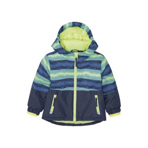 lupilu® Chlapecká lyžařská bunda  (child#male#ne, 86/92, navy modrá / modrá / limetková)