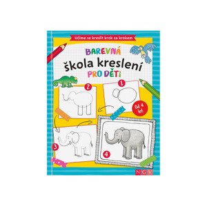 Kniha s kreativními aktivitami (Barevná škola kreslení pro děti)