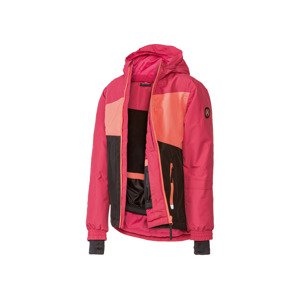 CRIVIT Dívčí lyžařská bunda  (child#female#ne, 122/128, růžová/lososová/vínová)