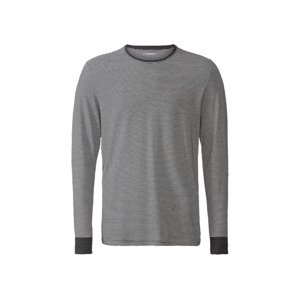 LIVERGY® Pánské termo triko s dlouhými rukávy (adult#male#ne, M (48/50), černá/šedá)