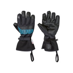 CRIVIT Dámské / Pánské lyžařské rukavice (adult#skiing#male, 9, černá/modrá)
