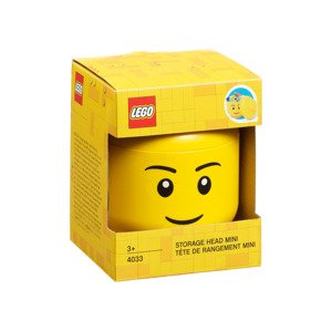 LEGO Malý úložný box ve tvaru Lego hlavy (Boy)