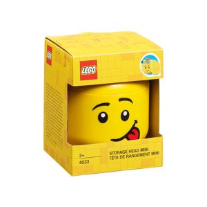 LEGO Malý úložný box ve tvaru Lego hlavy (Silly)
