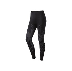 CRIVIT Dámské funkční spodní kalhoty (adult#female#ne#pants, XS (32/34), černá / navy modrá pruhy)