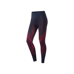 CRIVIT Dámské funkční spodní kalhoty (adult#female#ne#pants, XS (32/34), tmavě modrá / červená)