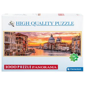 Clementoni Panoramatické puzzle, 1 000 dílků (Benátky, Grand Canal)