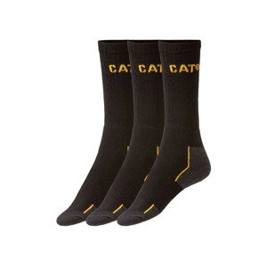 Caterpillar Pánské pracovní ponožky, 3 páry (39/42, černá)
