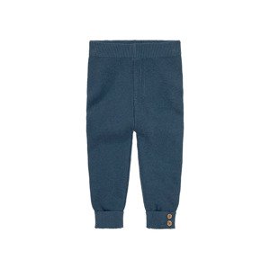 lupilu® Chlapecké pletené kalhoty s BIO bavlnou (baby/infant#male#ne, 50/56, modrá)