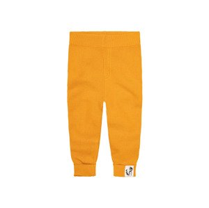 lupilu Chlapecké pletené kalhoty s BIO bavlnou (50/56, žlutá)