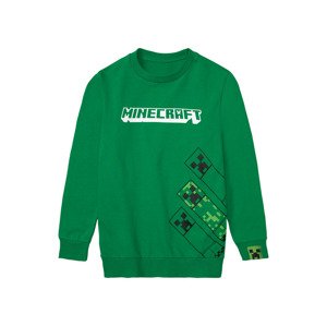 Minecraft Chlapecká mikina  (98, zelená)