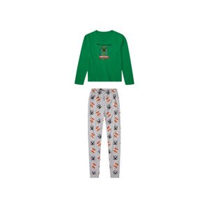 Minecraft Chlapecké pyžamo  (98, zelená/šedá)