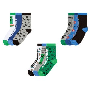Minecraft Chlapecké ponožky, 3 páry