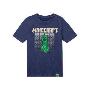 Minecraft Chlapecké triko  (104, modrá)