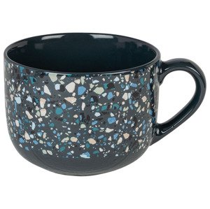 ERNESTO® Porcelánový šálek, 700 ml (modrá/terrazzo)