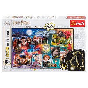 Trefl Puzzle Glowin in the Dark, 100 dílků (Harry Potter)