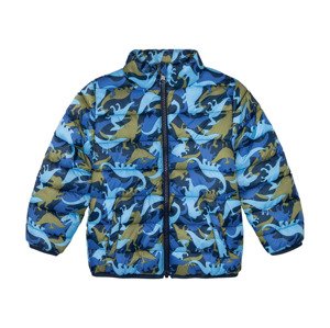 lupilu® Chlapecká prošívaná bunda (110, navy modrá / vzorovaná)