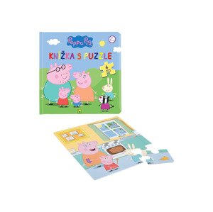 Dětská kniha s puzzle (Prasátko Peppa)