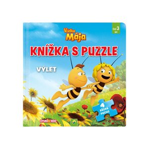 Dětská kniha s puzzle (Včelka Mája)
