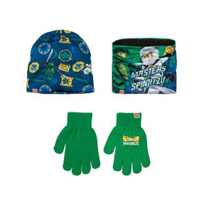 LEGO® NINJAGO Dětská souprava čepice, rukavic a šály, 3dílná (child#male, zelená)