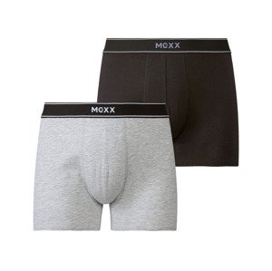 MEXX Pánské boxerky, 2 kusy (adult#male#ne#undershorts, L, černá / navy modrá pruhy)