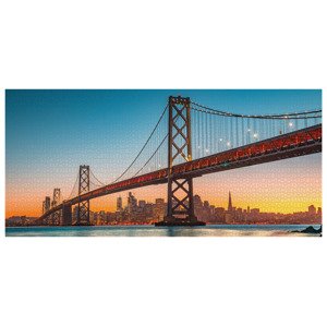 Playtive Panoramatické puzzle XXL, 3 000 dílků (Oakland Bay Bridge)