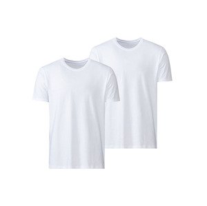MEXX Pánské spodní triko "Regular Fit", 2 kus (M, bílá, kulatý výstřih)