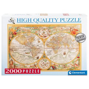 Clementoni Puzzle, 1 500 / 2 000 dílků (starověká mapa, 2 000 dílků)
