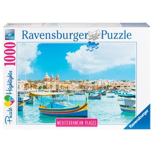 Ravensburger Puzzle, 1 000 dílků (14978 středomořská Malta)