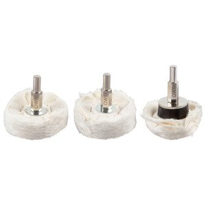 PARKSIDE® Příslušenství k leštičce, Ø 6,3 mm (sada na leštění, 3dílná)