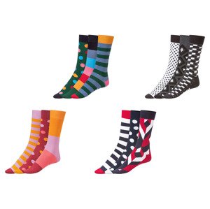 Fun Socks Ponožky s veselým vzorem, 3 páry (adult#unisex)