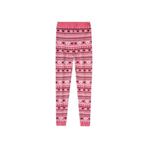 pepperts!® Dívčí vánoční pletené legíny (růžová, 158/164)