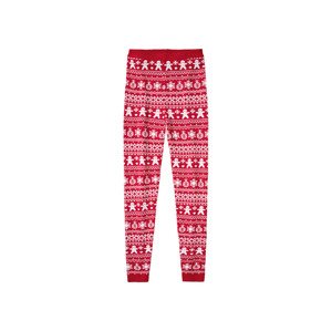 pepperts!® Dívčí vánoční pletené legíny (červený, 146/152)