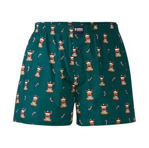 Happy Shorts Pánské boxerky (L, zelená)