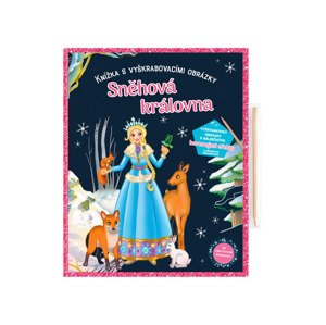Dětská kniha s vyškrabovacími obrázky (Sněhová královna)