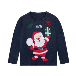 lupilu® Chlapecký vánoční svetr s LED (child#male, 98/104, námořnická modrá)