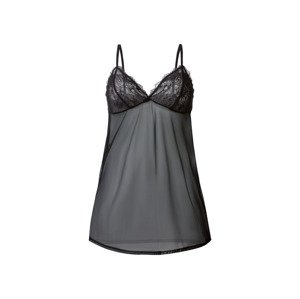 esmara® Dámská krajková košilka (XS (32/34), černá)