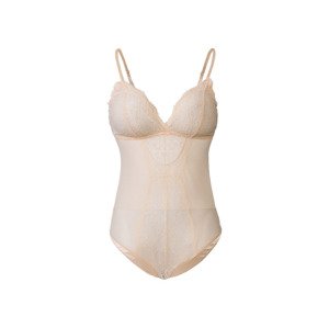 esmara® Dámské krajkové body (adult#female#ne, L (44/46), champagne)