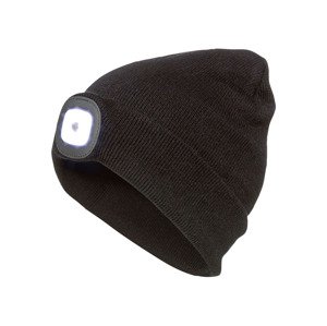 crivit Dámská / Pánská čepice s LED svítidlem (černá)