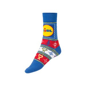 Pánské vánoční ponožky LIDL (39/42, cukrová hůl)