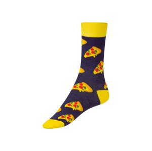 Soxo Dámské / Pánské ponožky, dárkové balení (41–46, pizza)