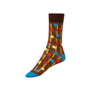 Soxo Dámské / Pánské ponožky, dárkové balení (36-40, čokoláda)